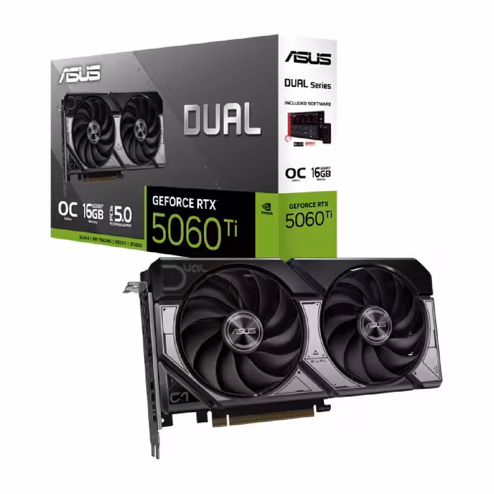 خرید کارت گرافیک ASUS Dual GeForce RTX 5060 Ti 16GB OC Edition