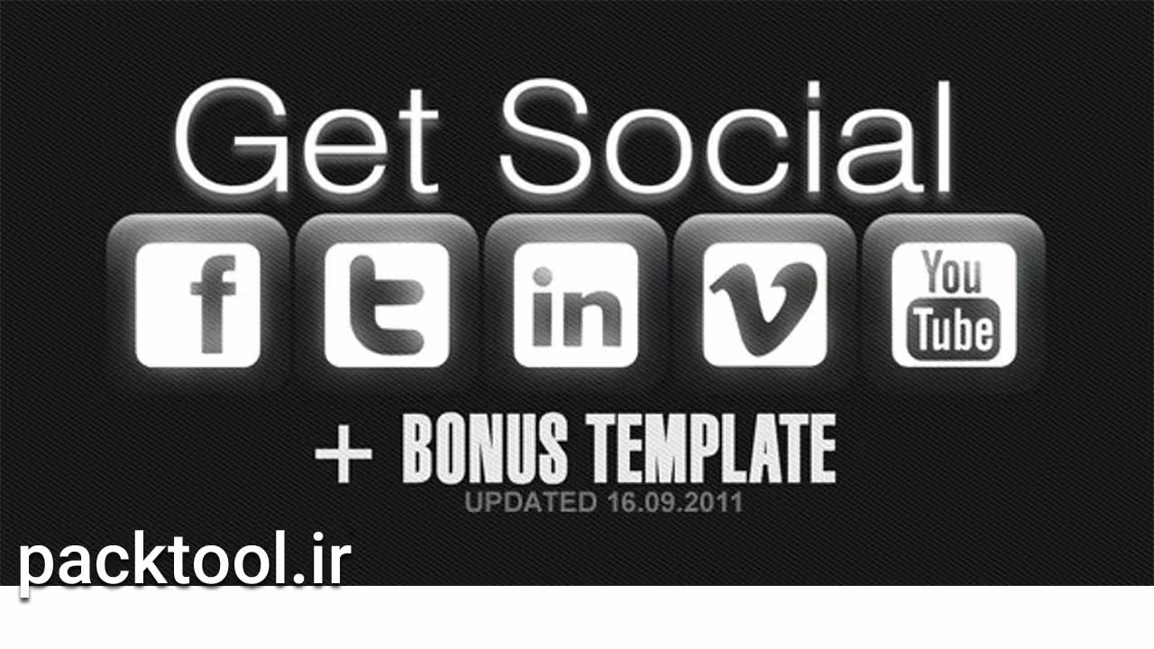 پروژه آماده افتر افکت پروفایل شبکه های اجتماعی Social Profile - پک تول