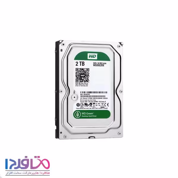 هارد اینترنال وسترن دیجیتال 2TB مدل WD GREEN 20EZAX