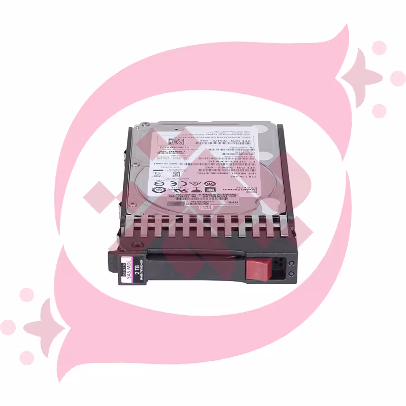 هارد HP MSA 2TB 12G SAS 7.2K SFF 512e Midline HDD J9F51A