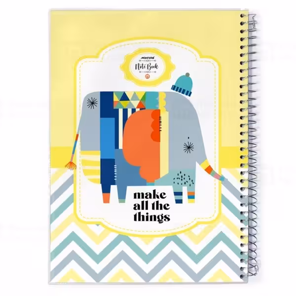 دفتر 40 برگ سیمی طلقی کارتونی کد 9413.طرح 2 پسرانه