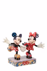 مجسمه 6014315 Mickey Minnie Roller Skating