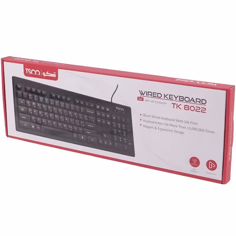 کیبورد تسکو مدل TSCO TK-8022