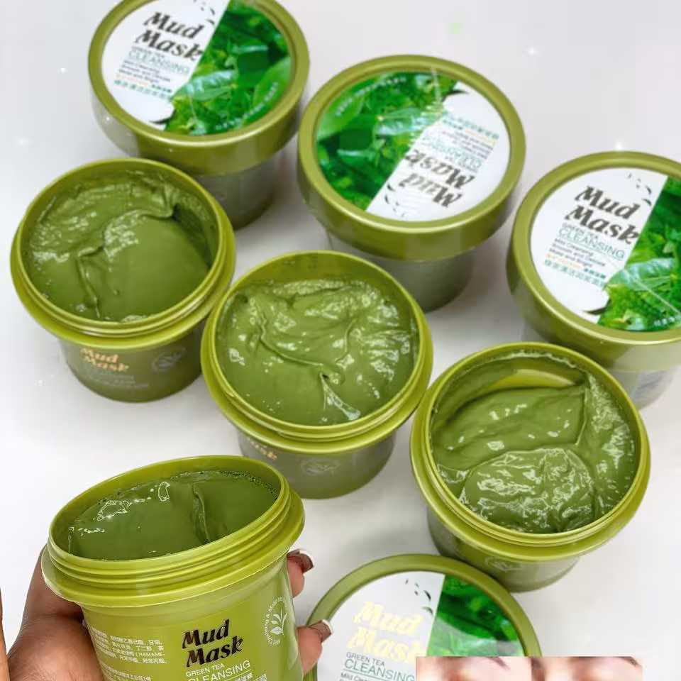 ماسک گچی صورت چای سبز