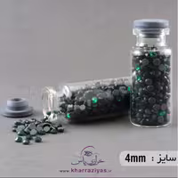 نگین DMC حرارتی هشت ضلعی سبز تیره 4 میل