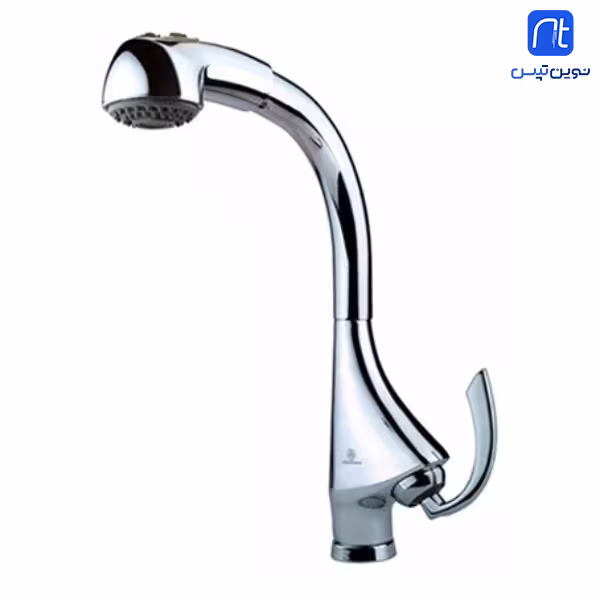 شیر ظرفشویی شلنگدار قهرمان مدل سبلان