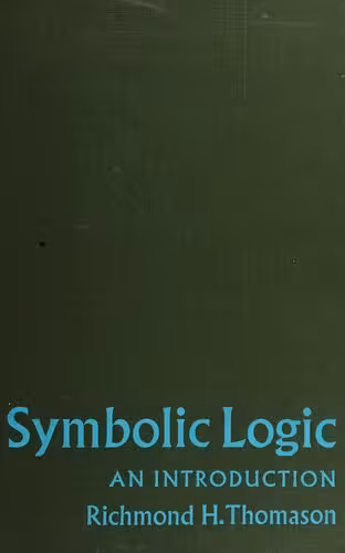 خرید و دانلود نسخه کامل کتاب Symbolic Logic: An Introduction
