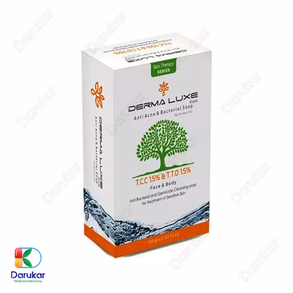 صابون ضد جوش تری کلوکربان درمالوکس 100 گرم