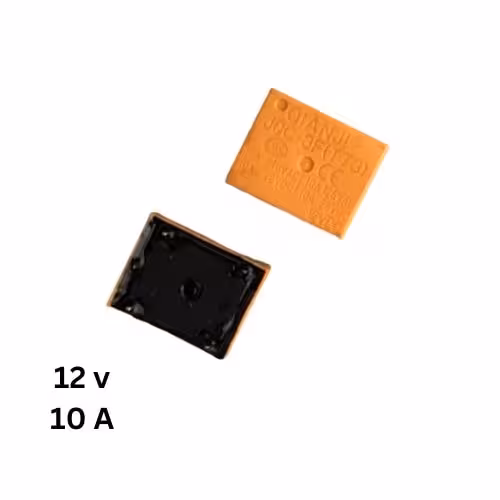 رله 12 ولت تک کنتاکت 10 آمپر میلون 5 پایه برند QIANJI