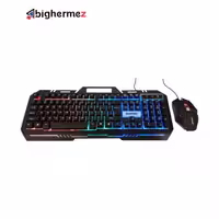 کیبورد و ماوس گیم باسیم باندا مدل KM77