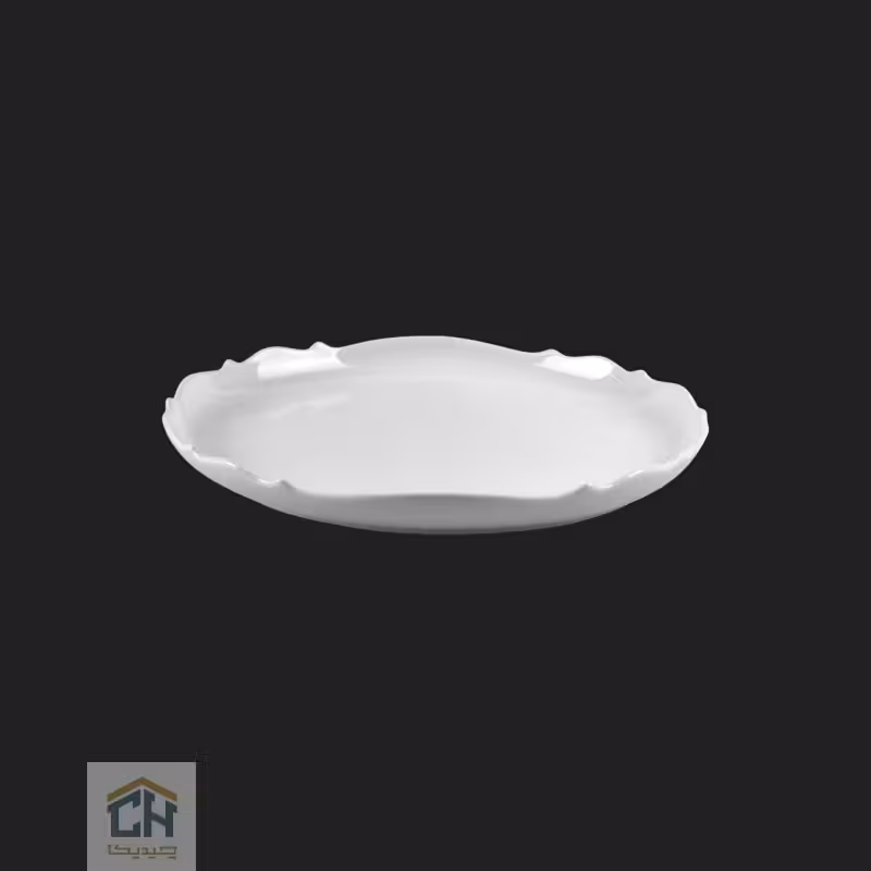 دیس سرامیکی گرد بزرگ گلدکیش طرح Dignity مدل GK508414