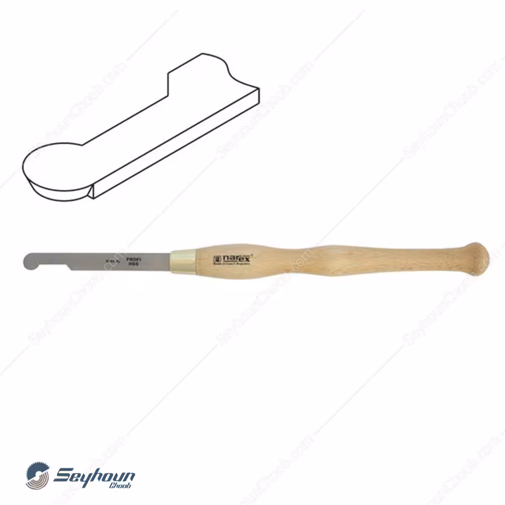 مغار خراطی تراش چوب سر گرد راست دست نارکس مدل narex 818206