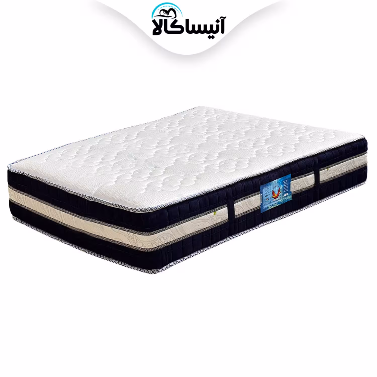 تشک دو نفره خوشخواب مدل ام بی ام پلاس سایز 200 × 180 سانتی متر