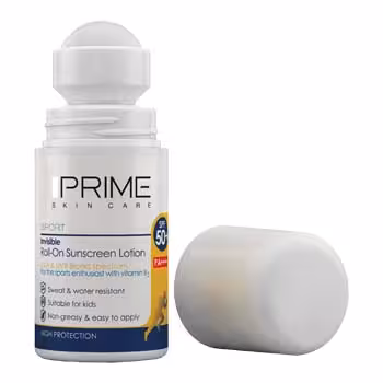 لوسیون رولی ضد آفتاب SPF50 پریم (Prime) فاقد رنگ حجم 50 میلی لیتر