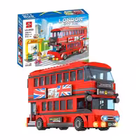 ساختنی لگو مدل اتوبوس لندن LX کد LXA423