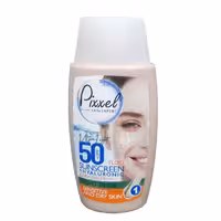 کرم ضد آفتاب پیکسل مناسب پوست خشک و حساس SPF50 حجم 50 میلی لیتر