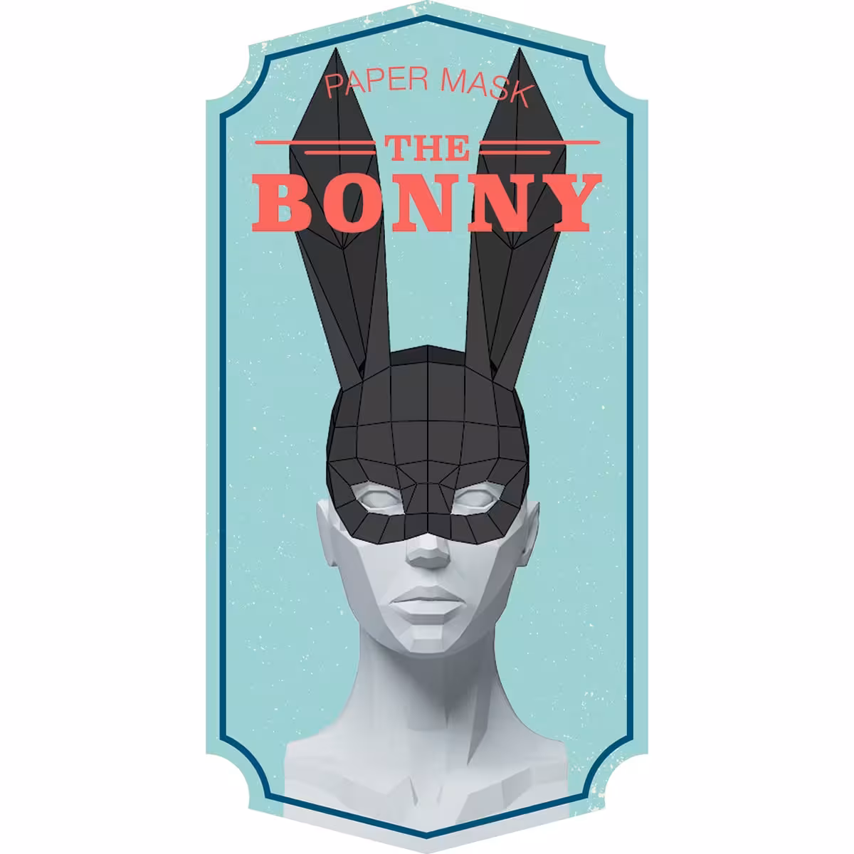 ماسک تولدی طرح خرگوش