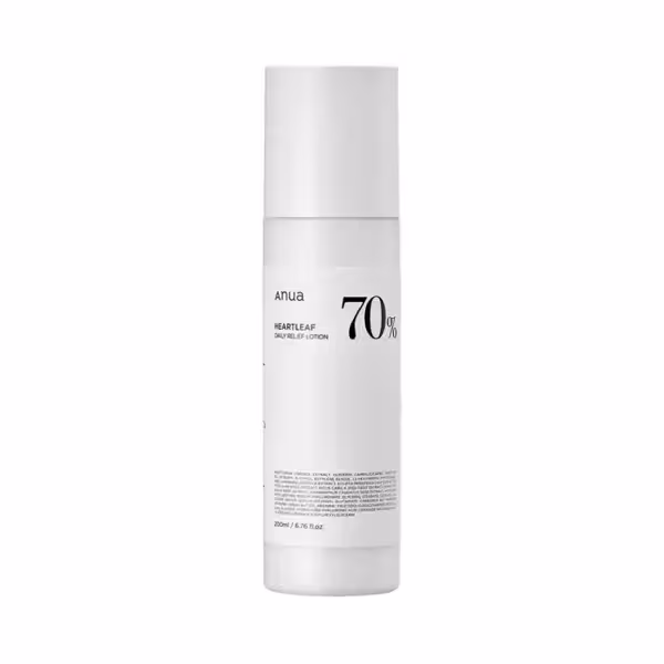لوسیون آبرسان و تسکین‌دهنده آنوا Anua Heartleaf 70 Lotion