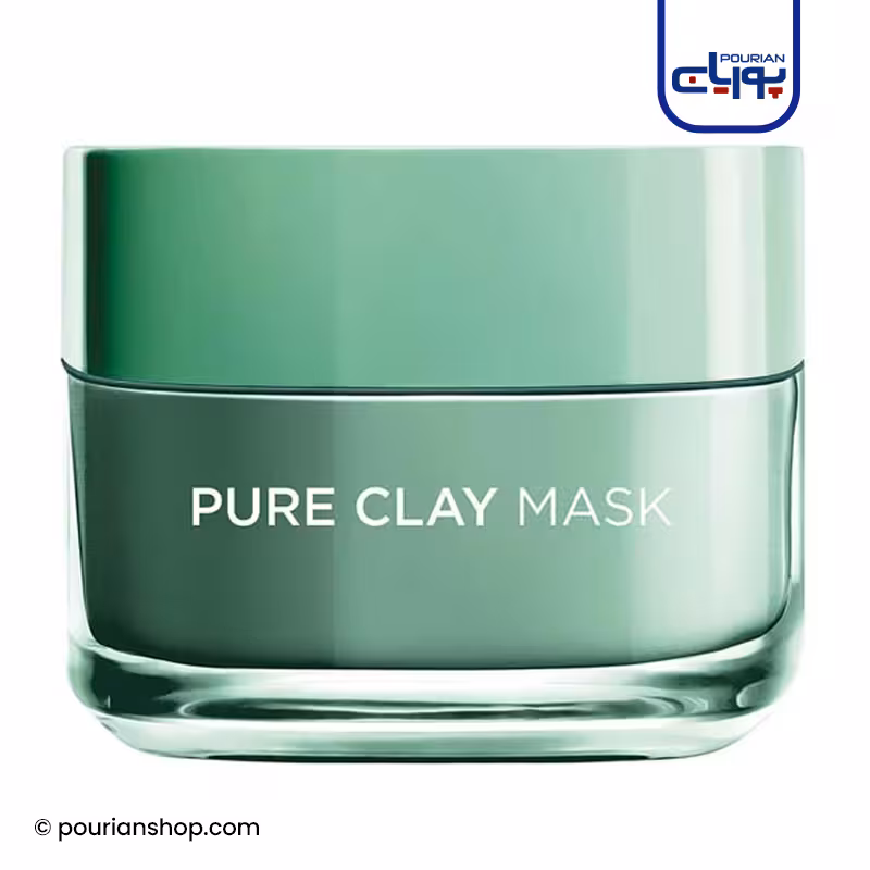 ماسک پاک کننده و مات کننده لورال 50میل _ LOreal Pure Clay Purity Mask
