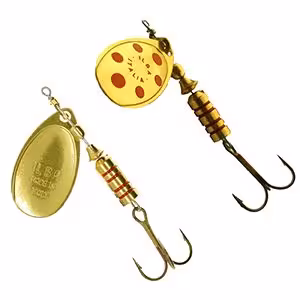 لانسه ماهیگیری طلایی خال قرمز مدل TONDO