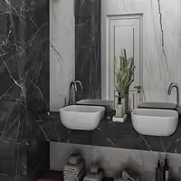 سرامیک پالرمو پلاس مدل تاندر بلک کد 5080 سایز 120×120