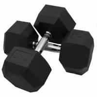دمبل بدنسازی شش ضلعی 17.5 کیلوگرمی بسته 2 عددی