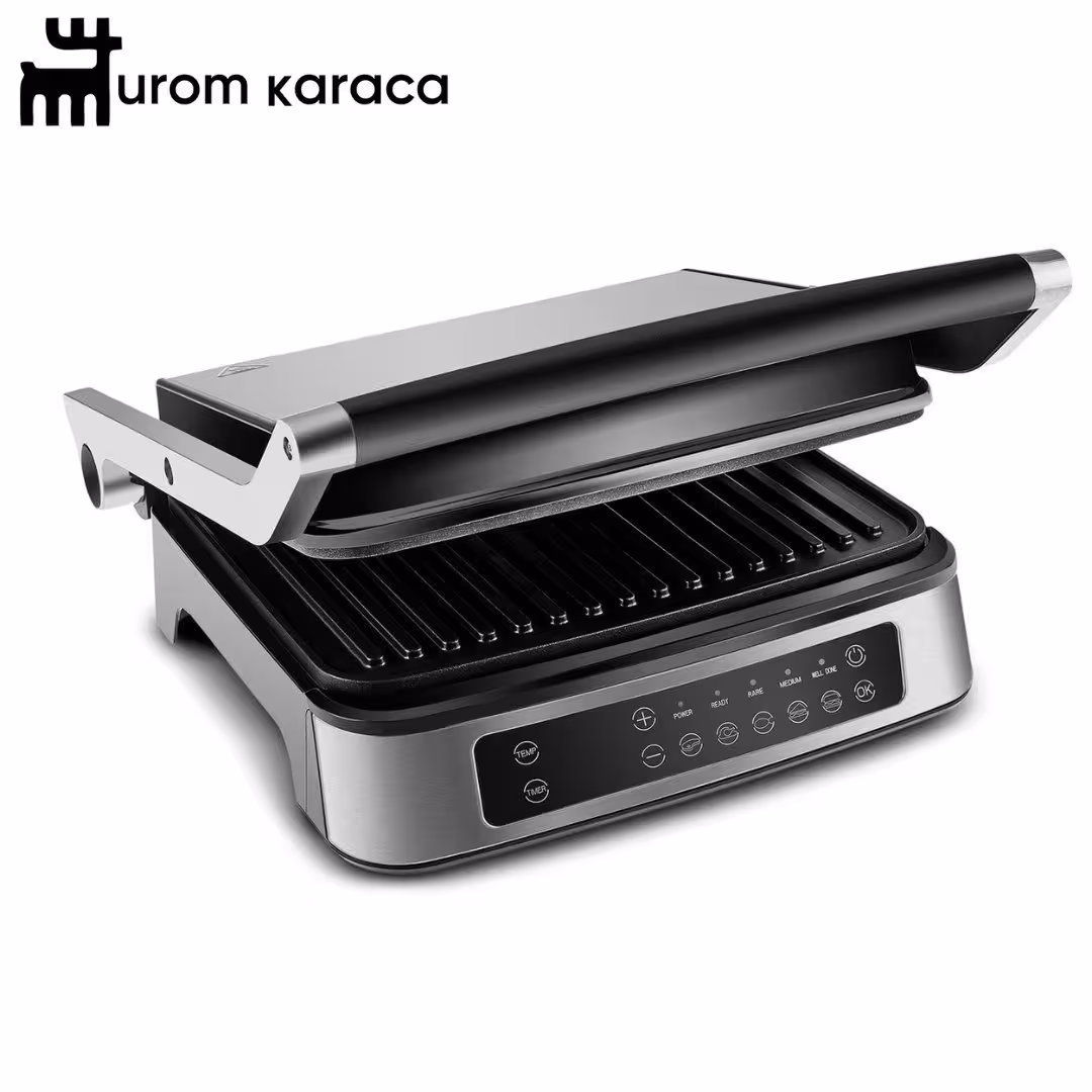 ساندویچ ساز و کباب پز کاراجا Perfect grill 2006 مشکی رنگ بدنه ایراد جزئی دارد