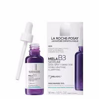 سرم ضد لک و روشن‌کننده صورت لاروژ پوزی حاوی نیاسینامید و ویتامین بی 3 حجم 30 میلی‌لیتر La Roche posay mela B3 serum