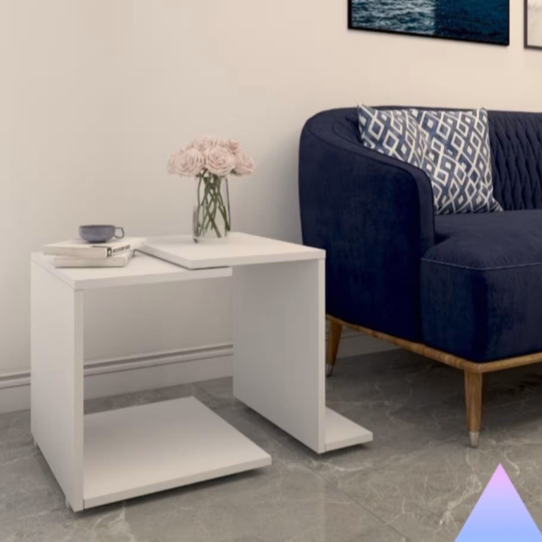 میز جلو مبلی بسیار شیک وبه روز درنهایت مختلف وسایل های مختلف هزینه ارسال با پس کرایه باربری به عهده مشتری میباشد 