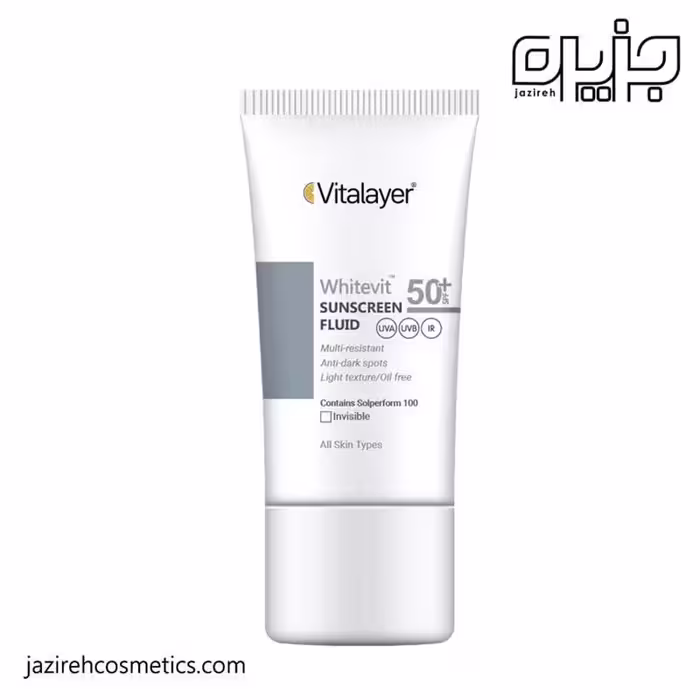 فلوئید ضد آفتاب بی رنگ ضدلک SPF50 ویتالایر