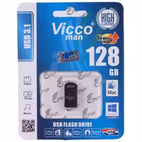 فلش 128 گیگ ویکومن Vicco Man VC382 USB3.1