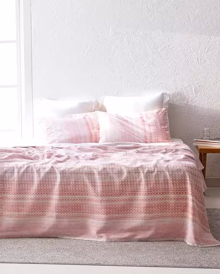 ست روانداز تابستانی مادام کوکو طرح Niort دونفره 4 تکه