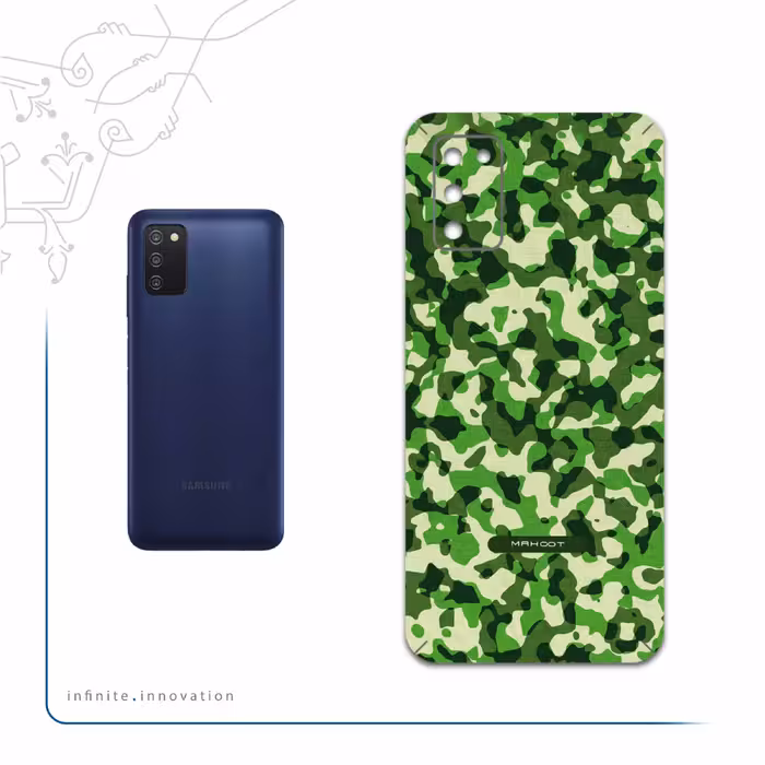 برچسب پوششی ماهوت مدل Army-Green-2 مناسب برای گوشی موبایل سامسونگ Galaxy A03S