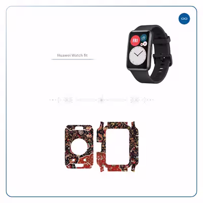 برچسب ماهوت طرح Iran Carpet6 مناسب برای ساعت هوشمند هوآوی Watch Fit