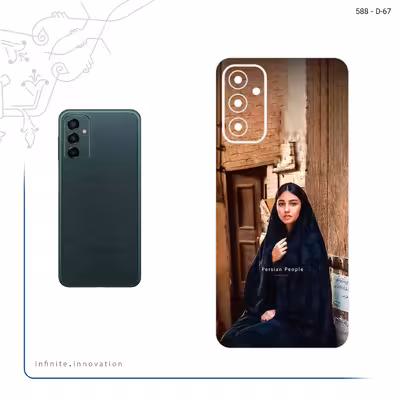 برچسب پوششی ماهوت مدل Portrait of an Iranian Woman مناسب برای گوشی موبایل سامسونگ Galaxy M23