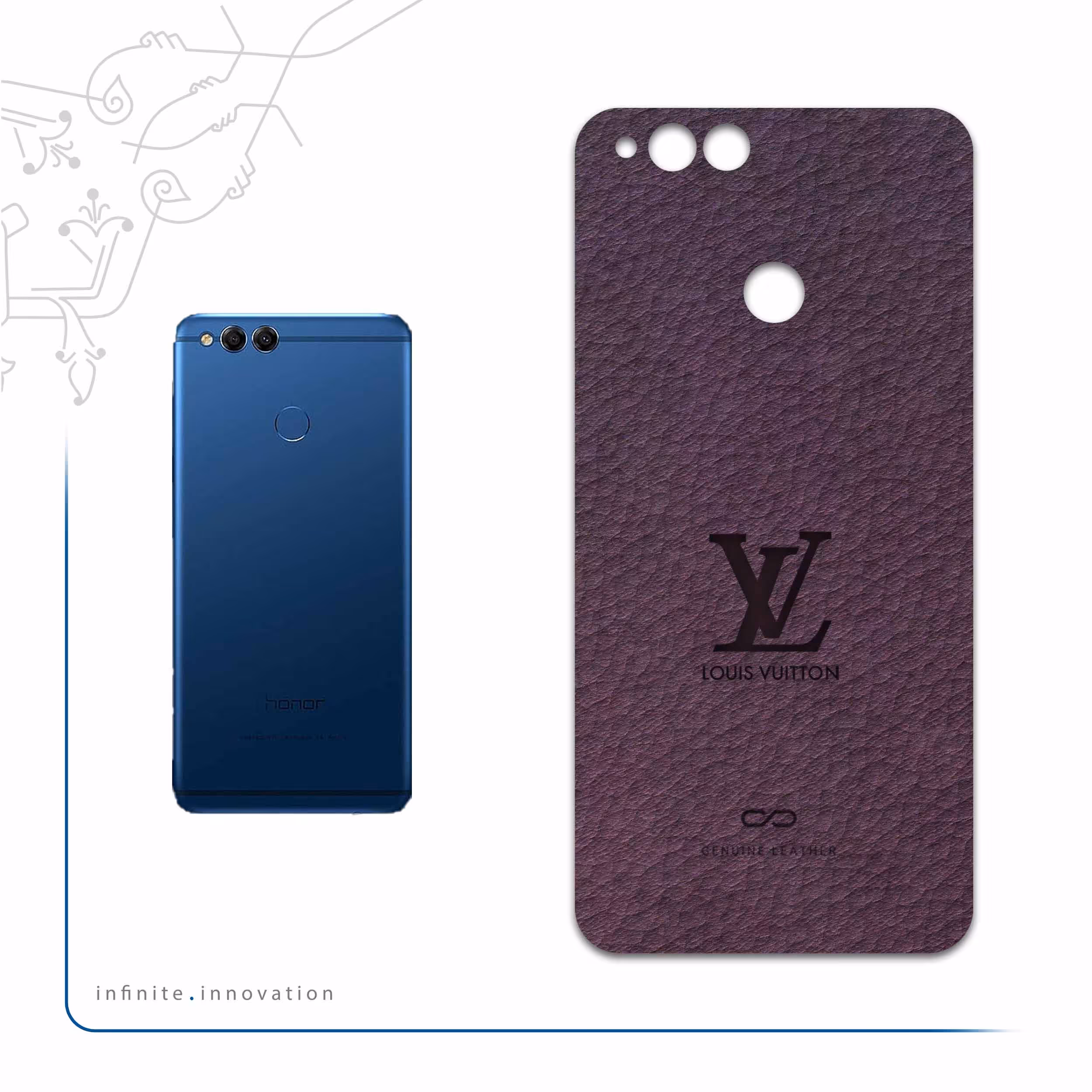 برچسب پوششی ماهوت مدل PL-LS_VTTN مناسب برای گوشی موبایل آنر 7X