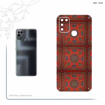 برچسب پوششی ماهوت مدل Embroidered Rug مناسب برای گوشی موبایل اینفینیکس Hot 11 Play