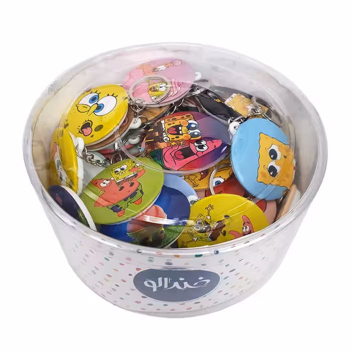 جاکلیدی خندالو مدل باب اسفنجی و پاتریک کد 5 مجموعه 50 عددی