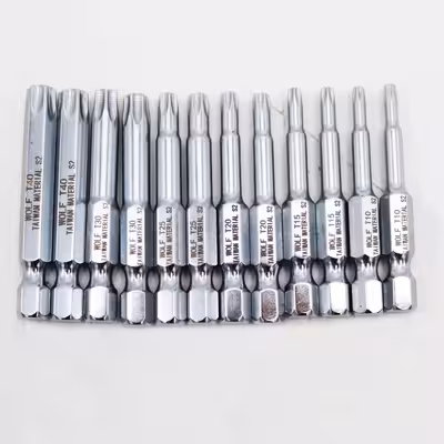 مجموعه 12 عددی سری پیچ گوشتی مغناطیسی ستاره ای مدل YPW-T1015202530