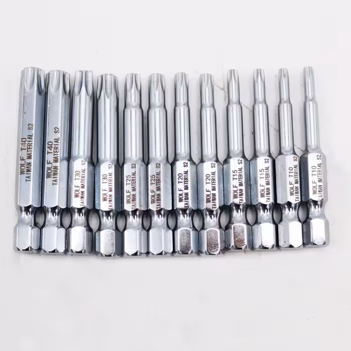 مجموعه 12 عددی سری پیچ گوشتی مغناطیسی ستاره ای مدل YPW-T1015202530