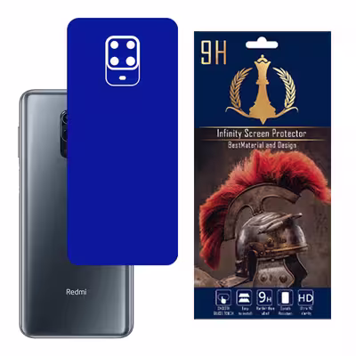 برچسب پوششی اینفینیتی مدل PRO MAX مناسب برای گوشی موبایل شیائومی REDMI NOTE 9S / REDMI NOTE 9 PRO به همراه محافظ صفحه نمایش و محافظ لنز دوربین