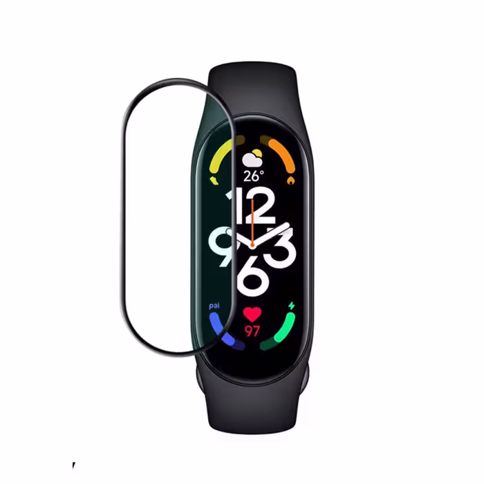 محافظ صفحه نمایش کروکودیل مدل C-PWM مناسب برای ساعت هوشمند شیائومی Mi Band 7 بسته 2 عددی
