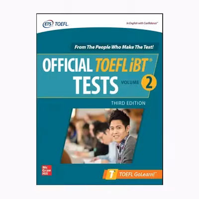 کتاب The Official Toefl iBT Tests Volume 1.2 اثر جمعی از نویسندگان انتشارات مک گراهیل دو جلدی