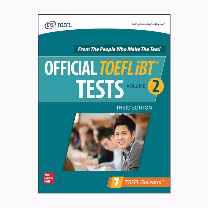 کتاب The Official Toefl iBT Tests Volume 1.2 اثر جمعی از نویسندگان انتشارات مک گراهیل دو جلدی