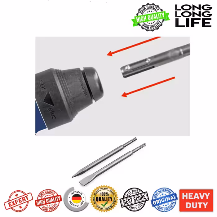 قلم تخریب چهار شیار کد L250 مجموعه دو عددی