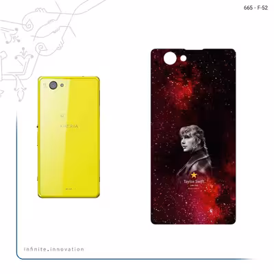 برچسب پوششی ماهوت مدل Taylor Swift مناسب برای گوشی موبایل سونی Xperia Z1 Compact