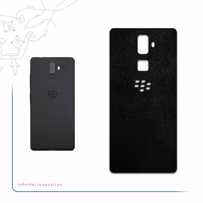 برچسب پوششی ماهوت مدل Black-Chamois-Leather مناسب برای گوشی موبایل بلک بری Evolve