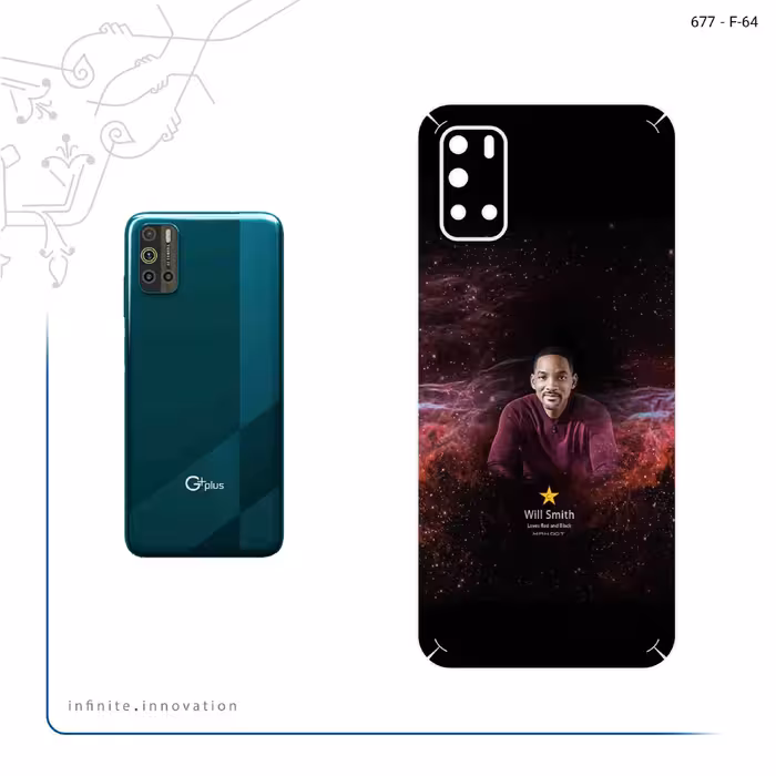 برچسب پوششی ماهوت مدل Will Smith مناسب برای گوشی موبایل جی پلاس Z10