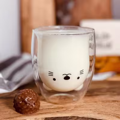 ماگ مدل دوجداره طرح خرسی