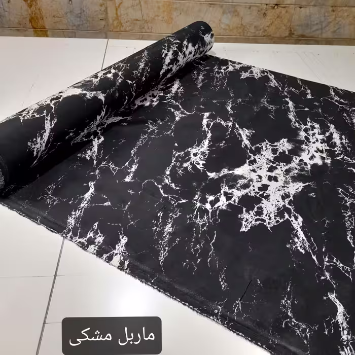 سرویس ملحفه مدل کشدوز niki04.25 طرح ماربل کد 120 یک نفره دو تکه